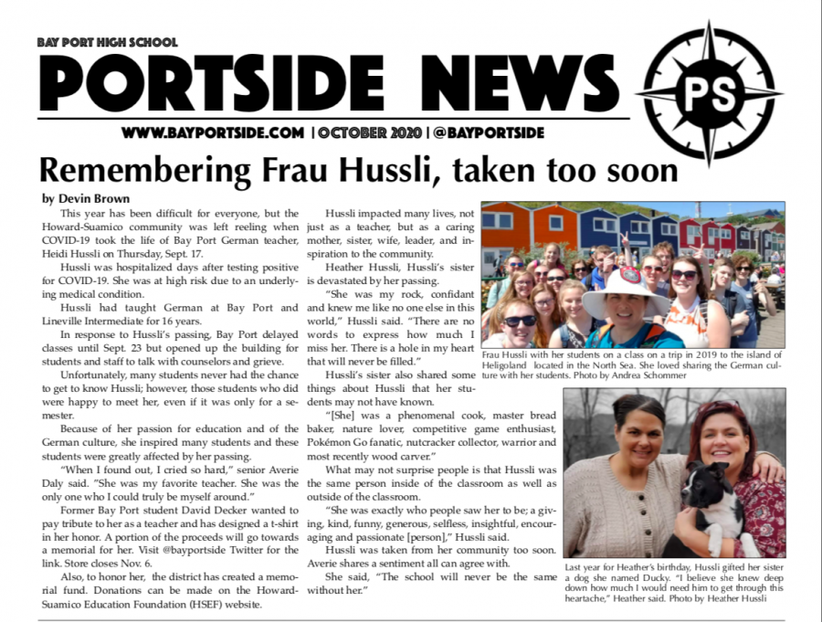 Remembering Frau Hussli, taken too soon